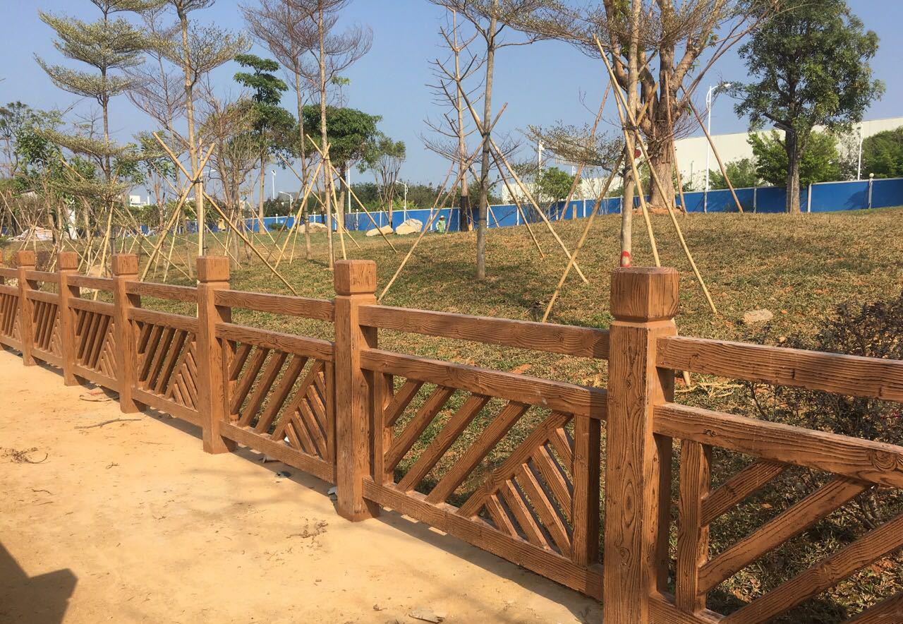 三圣仿石護欄  仿木水泥棚架 水泥欄桿 混凝土預制品