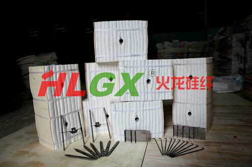 火龍硅纖保溫/隔熱材料標準型高鋁型含鎬型陶瓷纖維模塊-被廣泛應用替代重質碳素窯保溫方案