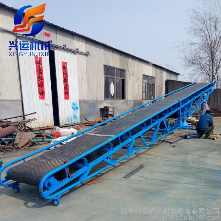 圓管主架 加護欄皮帶輸送機 大傾斜加 格擋礦渣皮帶傳送機jf