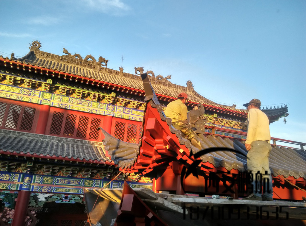 質(zhì)優(yōu)價廉古建瓦   鵬航仿古金屬瓦    屋面瓦   古建瓦